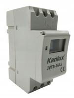 Elektroniczny zegar sterujący na szynę TH35 JVT3 KANLUX JVT3-16AS