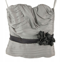 BLUZKA DAMSKA H&M ROZMIAR 34 SZARA