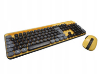 Bezprzewodowy zestaw AD Advance PEP'S klawiatura i mysz AZERTY