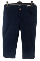 Spodnie damskie rybaczki BE YOURSELF 40 GRANATOWE