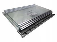 KOMPLET PÓŁEK SZKLANYCH DO LODÓWKI BAUKNECHT KVIS 28702