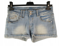 SPODENKI JEANSOWE DAMSKIE KAPPAHL ROZMIAR 170 NIEBIESKIE