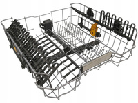 KOSZ GÓRNY + DYSZA + REGULACJA WYSOKOŚCI ZMYWARKI WHIRLPOOL