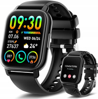 SMARTWATCH Poounur Y6 Inteligentny zegarek IP68 rozmowy fitness wiadomości