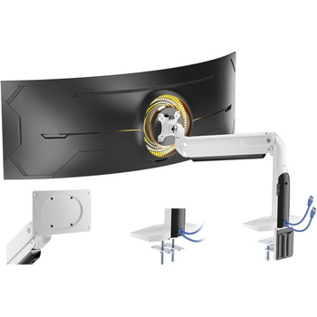 Uchwyt na monitor GSMT-431U – biurkowy, VESA, 17–43″, do 18kg