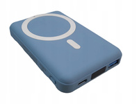 Powerbank Aoguerbe ładowanie bezprzewodowe KT-D009 |10000mAh| BŁĘKITNY