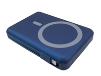 Powerbank Yiisonger KT-D011 10000mAh z wbudowanymi kablami NIEBIESKI