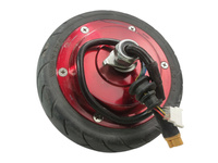 SILNIK Z OPONĄ C24V180124727 CZERWONY KOŁO HULAJNOGI MOTUS 6,5