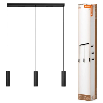 Lampa wisząca Ledvance DECOR Drums 3x GU10 7W czarna