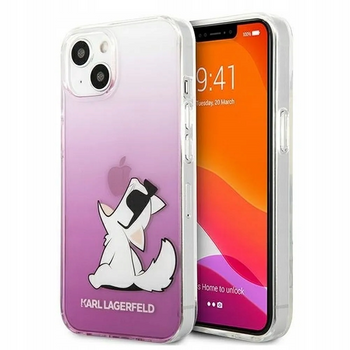Etui Plecki Karl Lagerfeld do Apple iPhone 13 mini różowy