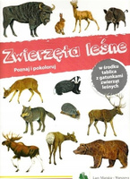 Zwierzęta leśne Poznaj i pokoloruj Dorota Królikowska