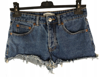 Szorty damskie PULL&BEAR Rozmiar 34 Niebieskie