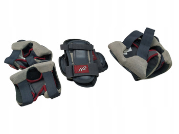 Ochraniacze dziecięce na deskorolkę, rolki K2 SKATE S SZARE