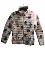 KURTKA DAMSKA PIKOWANA TOM&ROSE ROZMIAR S RÓŻOWA W KWIATY