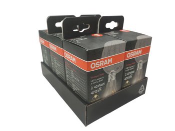 Zestaw 6 żarówek Osram Vintage 1906 LED Classic A 3,4W E27