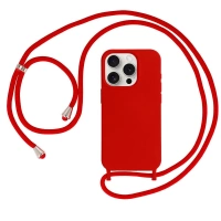 Etui Nakładka Plecki Silikon Silikonowe Apple Iphone 13  Czerwony