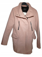 PŁASZCZ DAMSKI | BERSHKA | ROZMIAR S | RÓŻOWY