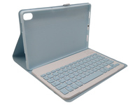 Etui z klawiaturą do tableta Lenovo P11/ P11 Plus Błękitno-białe QWERTZ