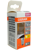 Żarówka LED Ledvance E14 P45 1.5W 136lm 2700K filament klar