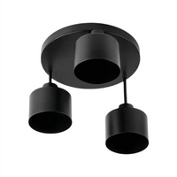 Lampa wisząca LIGHTLOGIC LL EDIR 3xE27 B 66147 Czarny