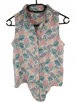 BLUZKA DZIECIĘCA DESTINATION ROZMIAR 158 KOLOROWA W KWIATY