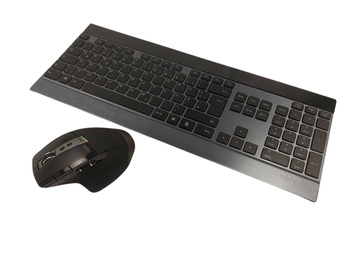 Zestaw klawiatura + mysz bezprzewodowe Rapoo 9900M Czarny QWERTZ