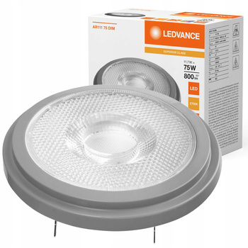 Żarówka LED G53 AR111 11.7W = 75W 800lm 2700K Ciepła 40° CRI97 Ledvance