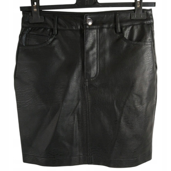 SKÓRZANA SKÓRKOWA SPÓDNICA SPÓDNICZKA RESERVED ROZMIAR XS CZARNA