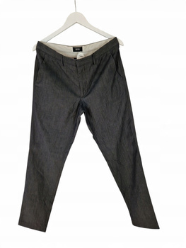 BOSS Spodnie Męskie Eleganckie Czarne