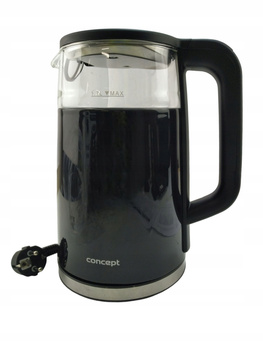 Czajnik elektryczny CONCEPT RK4100 2200W 1.7 l czarny
