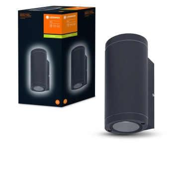 Kinkiet zewnętrzny Ledvance Endura Classic Beam 2xGU10 IP44 szary