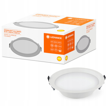 Oprawa Podtynkowa LED 25W 2250lm IP44 3000K Downlight 21,5cm LEDVANCE