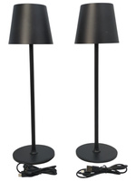 Zestaw 2x bezprzewodowa lampa stołowa Zoeger LED IP54 3000K