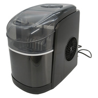 Kostkarka do lodu HZB-12/C 12 kg/dzień 150 W czarna z regulacją kostek