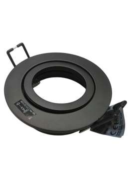 Oprawa oświetleniowa sufitowa wpuszczana Kanlux 10 W GU 5.3 8,2cm czarny