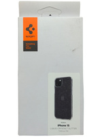 Etui Plecki do Iphone 15 Spigen Liquid Crystal Glitter bezbarwne z brokatem