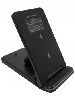 Ładowarka bezprzewodowa stacja dokująca 3 w 1 Czarna 18W