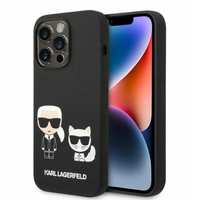 Plecki Karl Lagerfeld do Apple iPhone 14 Pro Max Silicone czarny