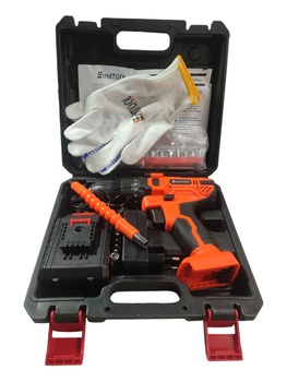 Wiertarko-wkrętarka akumulatorowa 21V EMDTool + Walizka