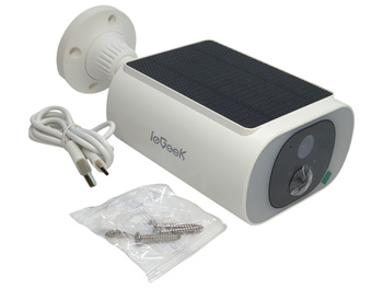 Kamera solarna ieGeek S1 2K IP66 WiFi 3MP kolor nocą