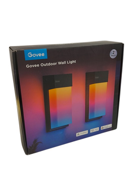 Lampa ścienna Kinkiet zewnętrzny Govee Outdoor Wall Light H7075 24W 2szt.