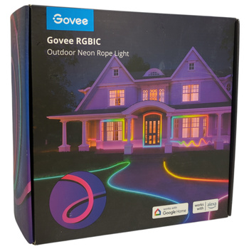 Taśma neonowa Govee H61A8 RGBIC 10m IP67 WiFi 72W