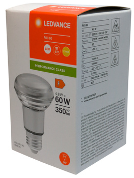 Żarówka LEDVANCE Performance LED Spot R63 4,8W 2700K 350 lm 36° E27
