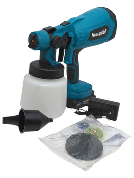 KuwpbbT Pistolet do malowania Spray Gun 200W Bezprzewodowy