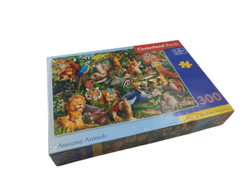 Puzzle 300 SZT AMAZING ANIMALS CASTORLAND PUZZLE 030491