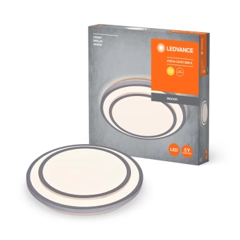 Lampa sufitowa LEDVANCE Orbis Berlin 490mm 36W 3000K IP20 srebrna
