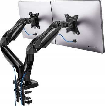 Podwójny uchwyt na monitory 13-27" VESA 75x100 HUANUO HNDS6