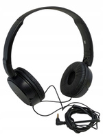 Słuchawki przewodowe Sony MDR-ZX110AP Nauszne Mikrofon Czarny