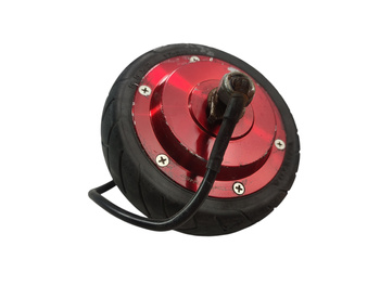 SILNIK Z OPONĄ C24V180124697 CZERWONY KOŁO HULAJNOGI MOTUS 6,5