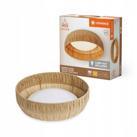 Lampa sufitowa bambusowa Planon 30x30cm 12W 3000K ciepła Ledvance